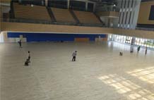 亞強(qiáng)體育施工案例:室內(nèi)木地板,